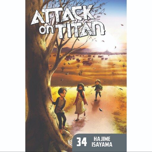 کتاب مانگا نبرد با تایتانها جلد  34  - attack on titan
