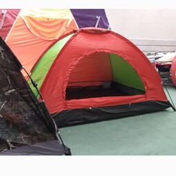 چادر 2 نفره (یک نفر خواب) عصایی یا میله ای مخصوص کوهنوردی و یا مسافرتی ( ضد آب )

