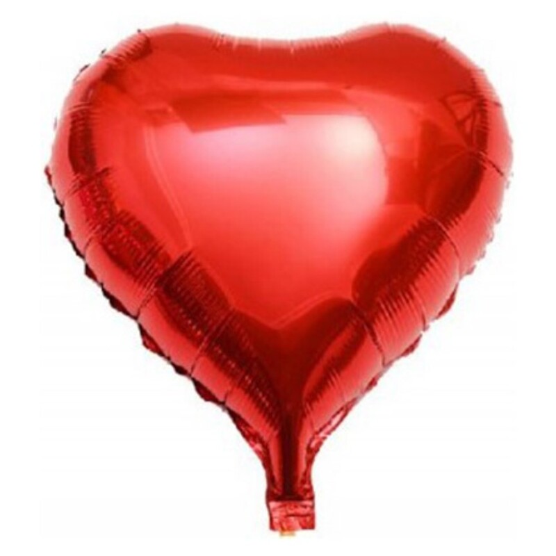 بادکنک فویلی طرح قلب رنگ قرمز (18)اینچ