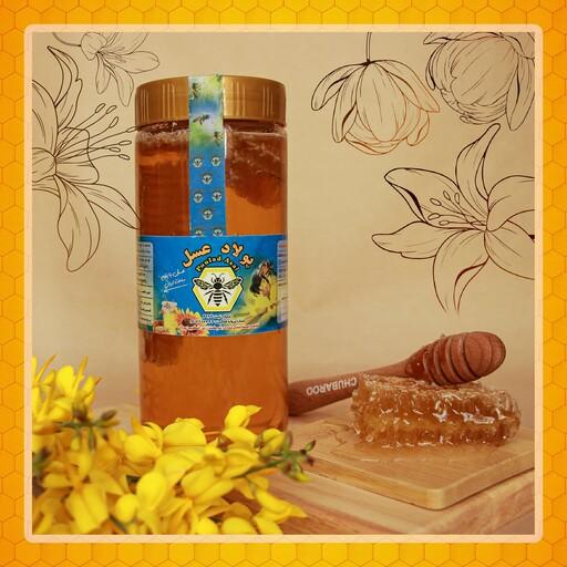 عسل گون موم دار . خوش عطر و طعم و با کیفیت