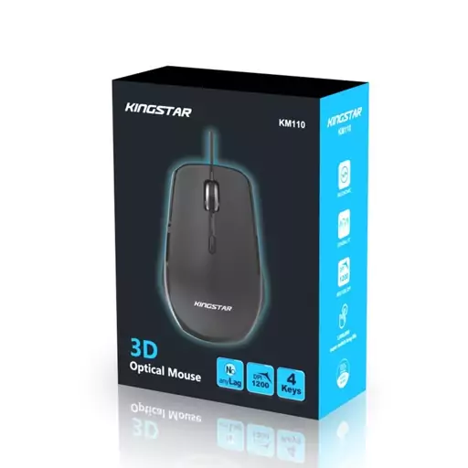 optical mouse kingstar model km110 -  ماوس کینگ استار مدل km110