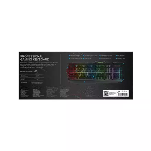 gaming keyboard kingstar model kb172g -  کیبورد گیمینگ کینگ استار مدل KB172G مخصوص بازی