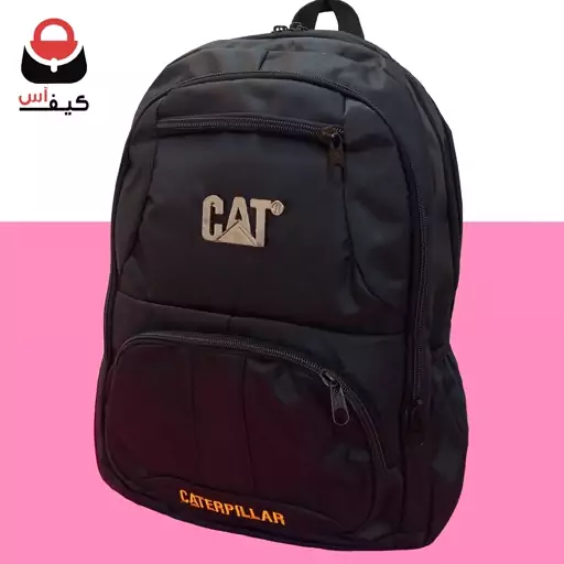 کوله پشتی کت cat لپتاپ تحصیلی گردشی شیک و جادار اسپورت مدل دو خونه با قیمت حراج