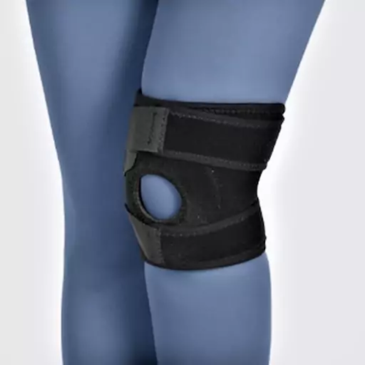 زانوبند تک سایز کوتاه  نئوپرن کد46100  Free Size Neoprene Knee Support