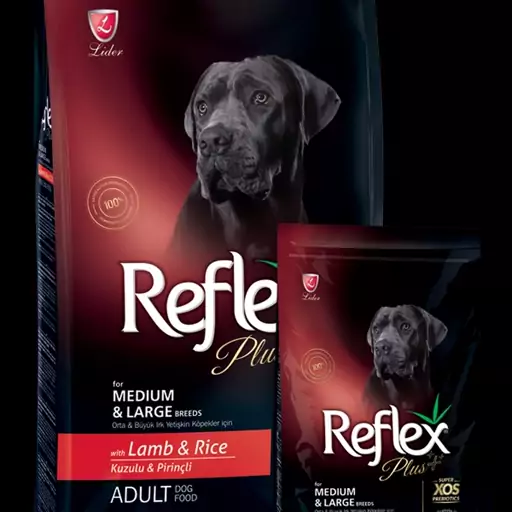 غذای سگ رفلکس پلاس بره و برنج  Reflex Plus Adult Dog Lamb Rice ساخت کشور ترکیه

