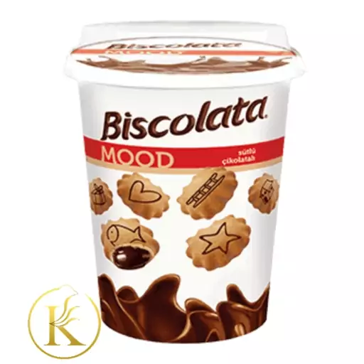 بیسکوئیت لیوانی بیسکولاتا با مغز شکلات شیری 125 گرم biscolata mood

