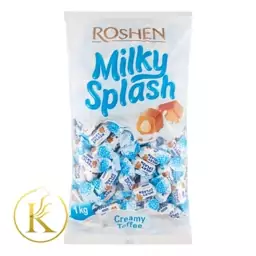 شکلات پذیرایی میلکی اسپلش با مغز شیری یک کیلویی milkey splash