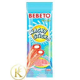 پاستیل لوله ای شکری ببتو میوه ای (75 گرم) bebeto

