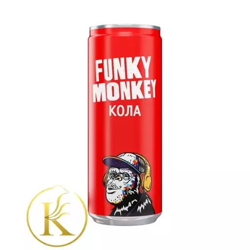 نوشیدنی انرژی زا فانکی مانکی کولا کلاسیک 330 میل funky monkey

