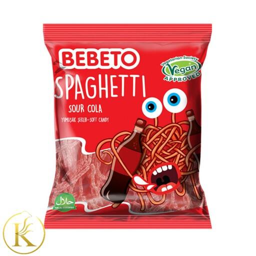 پاستیل ببتو اسپاگتی نوشابه ای 80 گرمی bebeto

