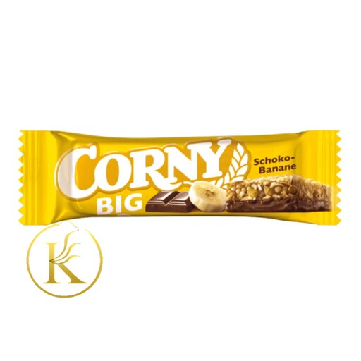 پروتئین بار رژیمی کورنی آلمان با طعم موز شکلات (50 گرم) corny

