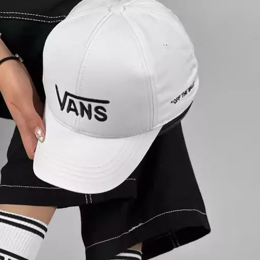 کلاه کپ Vans سفید فری سایز