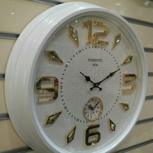 ساعت دیواری  مدل  تورنتو 304  دوموتوره  سایز 60سانتی متر  کارتن 4عددی باوزن  مناسب ارسال باتیپاکس هزینه بامشتری درب منزل