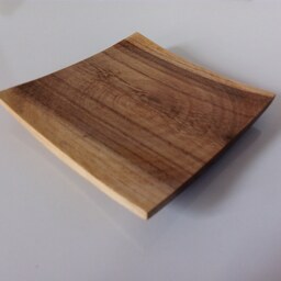 بشقاب چوبی  کوچک مربع شکل(پک 6 عددی)