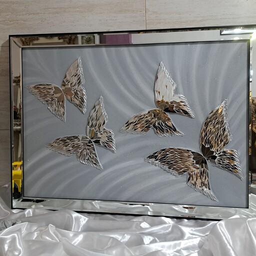 تابلو آینه کاری رقص پروانه ها 