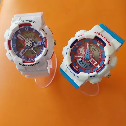 ساعت جی شاک جیشاک G-SHOCK دوموتوره دوزمانه اسپرت ضدآب موتور ژاپن