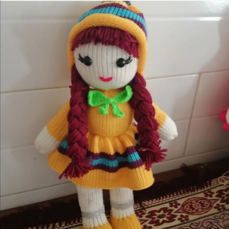 عروسک بافتنی، عروسک حیوانی، عروسک سرمدادی، در طرح ها و رنگ های مختلف 