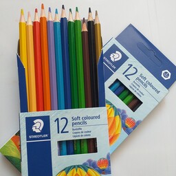 مداد رنگی 12 تایی استدلر