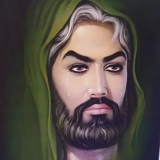 تمثال مخمل امام حسین علیه السلام.شمایل حضرت سیدالشهدا.پرچم امام حسین.شمایل امام حسین