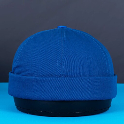 کلاه لئونی کتان رنگ آبی                                  