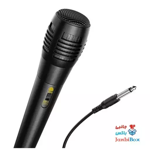 میکروفون سیمی داینامیک  Dynamic microphone میکروفن اسپیکر و اکو پرتال جانبی باکس