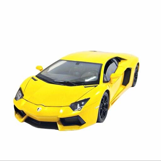 ماکت ماشین فلزی لامبورگینی اونتادور Lamborghini Aventador مقیاس 1-24 برند ویلی