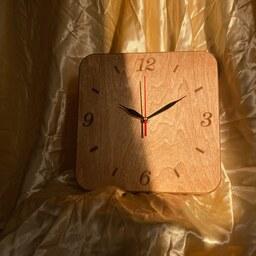 ساعت چوبی مدل کارا