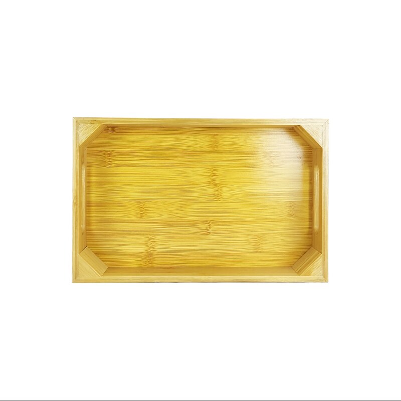 سینی پذیرایی چوبی بامبو(سینی سرو سینی پذیرایی) مدل L29.5 کد Gw50501040