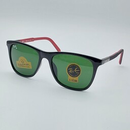 عینک آفتابی مردانه ریبن طرح ویفری شیشه سنگ رنگ عدسی سبز ارسال رایگان