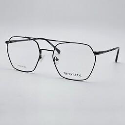 فریم عینک طبی مردانه تیفانی فلزی نشکن های کپی رنگ مشکی ارسال رایگان