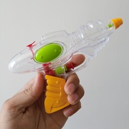 تفنگ آبپاش کوچک تفنگ آبپاش کریستالی تفنگ آبی شفاف اسباب بازی فضای باز 