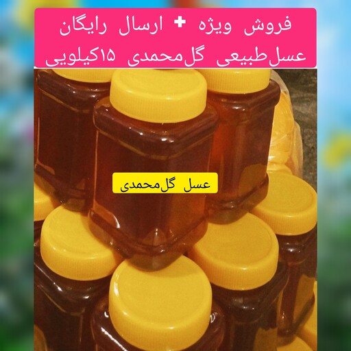 عسل گل محمدی فروش عمده 10کیلویی سبلان(مستقیم از زنبوردار) ارسال رایگان