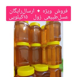 عسل درمانی زول خام فروش عمده 10 کیلویی سبلان(مستقیم از زنبوردار)ارسال رایگان