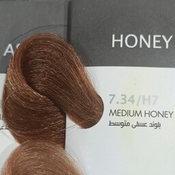 رنگ موی بیول شماره 7 عسلی 7.34 رنگ بلوند عسلی متوسط 100 میل