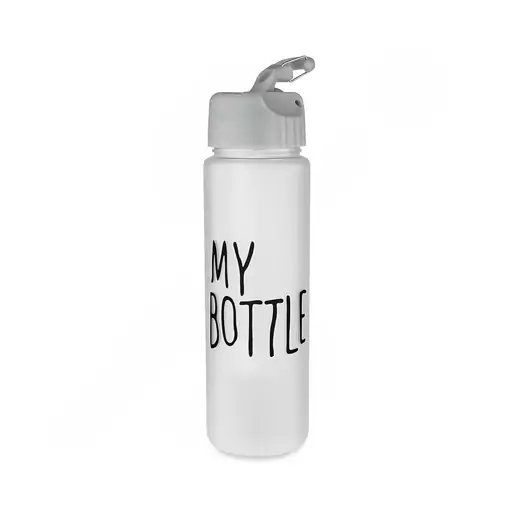 قمقمه ورزشی 800cc قلاب دار دارای جا یخی MY BOTTLE ( طوسی - مشکی )