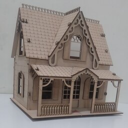 پازل سه بعدی چوبی خانه ویلایی با جزییات و زیبا محکم و سبک