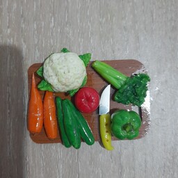 مگنت سبزیجات خمیری