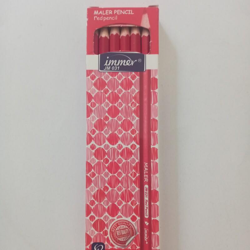 مداد قرمز ایمر ایرانی بسته 12 تایی 