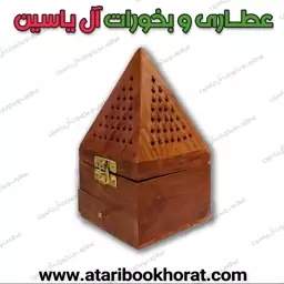 بخور سوز چوبی بزرگ 4ضلعی