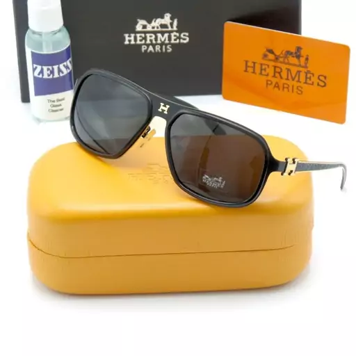 عینک آفتابی مردانه هرمس HERMES  فوق العاده شیک و سنگین