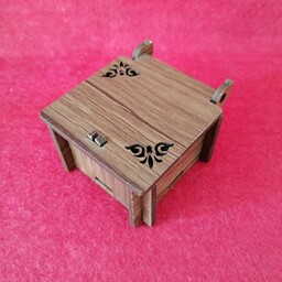 جعبه انگشتر چوبی پک 5 عددی
