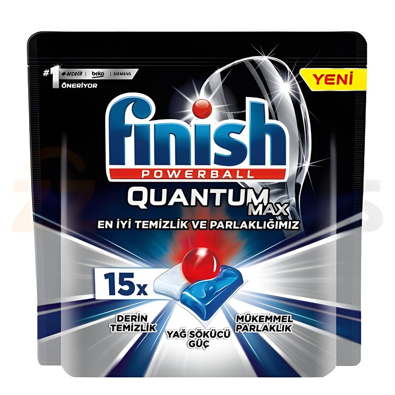 قرص ماشین ظرفشویی کوانتوم مکس فینیش FINISH QUANTUM MAX تعداد 15 عددی