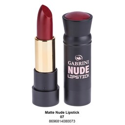 رژ لب نود مات گابرینی شماره 7 GABRINI NUDE lipstick