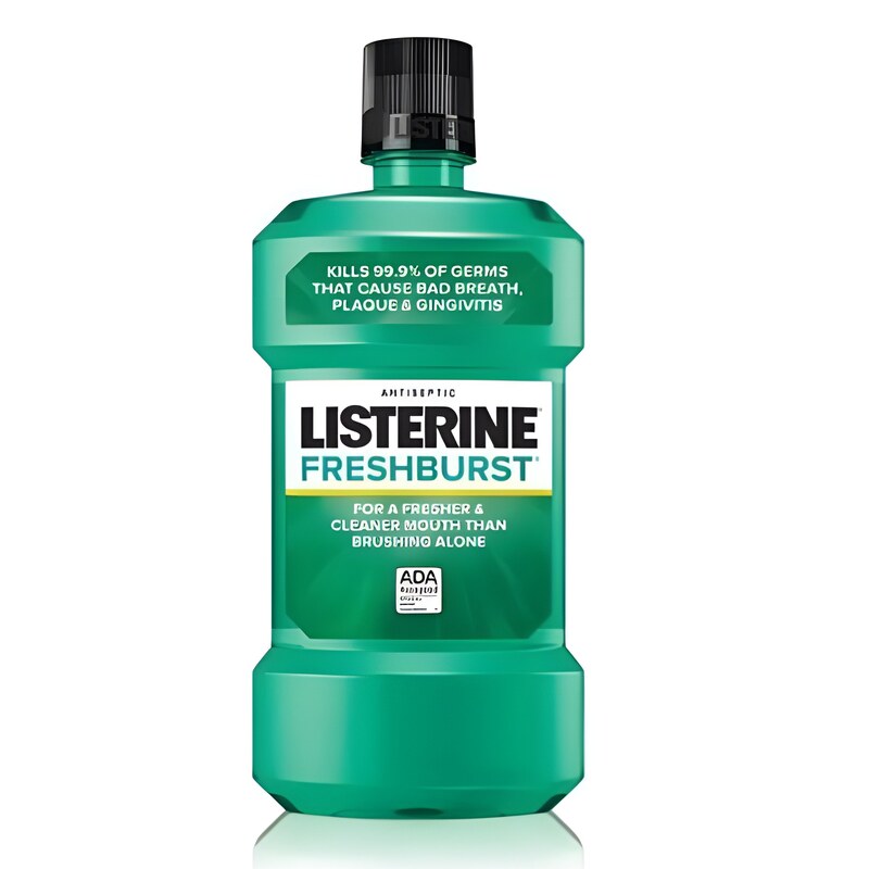 دهان شویه نعنایی لیسترین Listerine Fresh Burst حجم 500 میل
