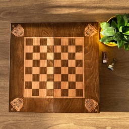 صفحه شطرنج چوبی طرح پرسپولیس