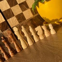 مهره شطرنج فدراسیونی چوب صنوبر سایز 3