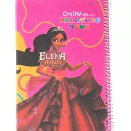 دفتر نقاشی 50 برگ چیترا Chitra کد 12 رنگ سرخابی