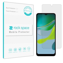 گلس نانو هیدروژل شفاف و ضد ضربه گوشی موتورولا Moto E13 برند راک اسپیس 