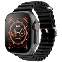 ساعت هوشمند تمام لمسی نمونه اپل واچ ضد آب تماس بلوتوس متصل به آیفون و اندروید smart watch اولترا  ساعت اپل طرح 