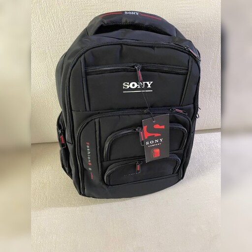 کوله پشتی تحصیلی گردشگری سونی جنس دیبا SONY (کیف مدرسه) پسرانه و دخترانه